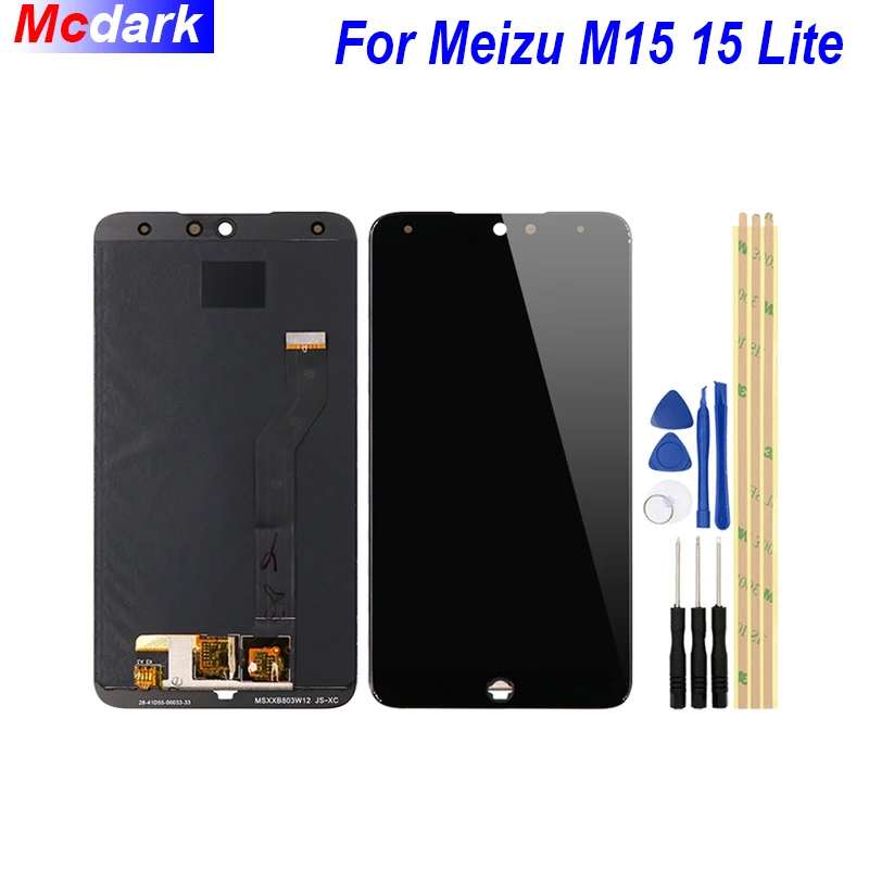 Mcdark для Meizu Meilan 15 M15 Lite ЖК-дисплей и кодирующий преобразователь сенсорного экрана