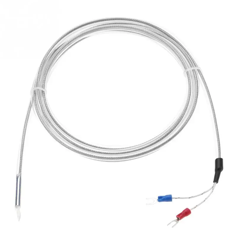 

Thermocouple K Type 2 Wire Probe Temperature Sensor 300cm 0-200 ℃ For Temperature Controller