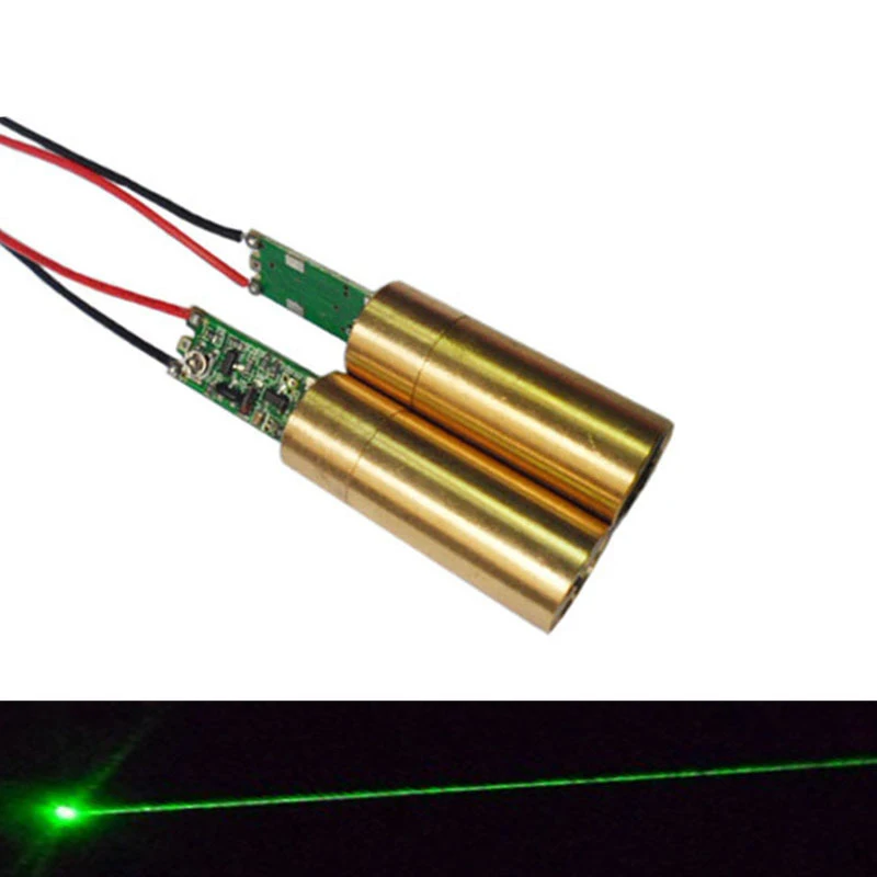 

532nm 3V green laser head laser tube positioning light laser gloves module chamber punctate green laser module 50mw