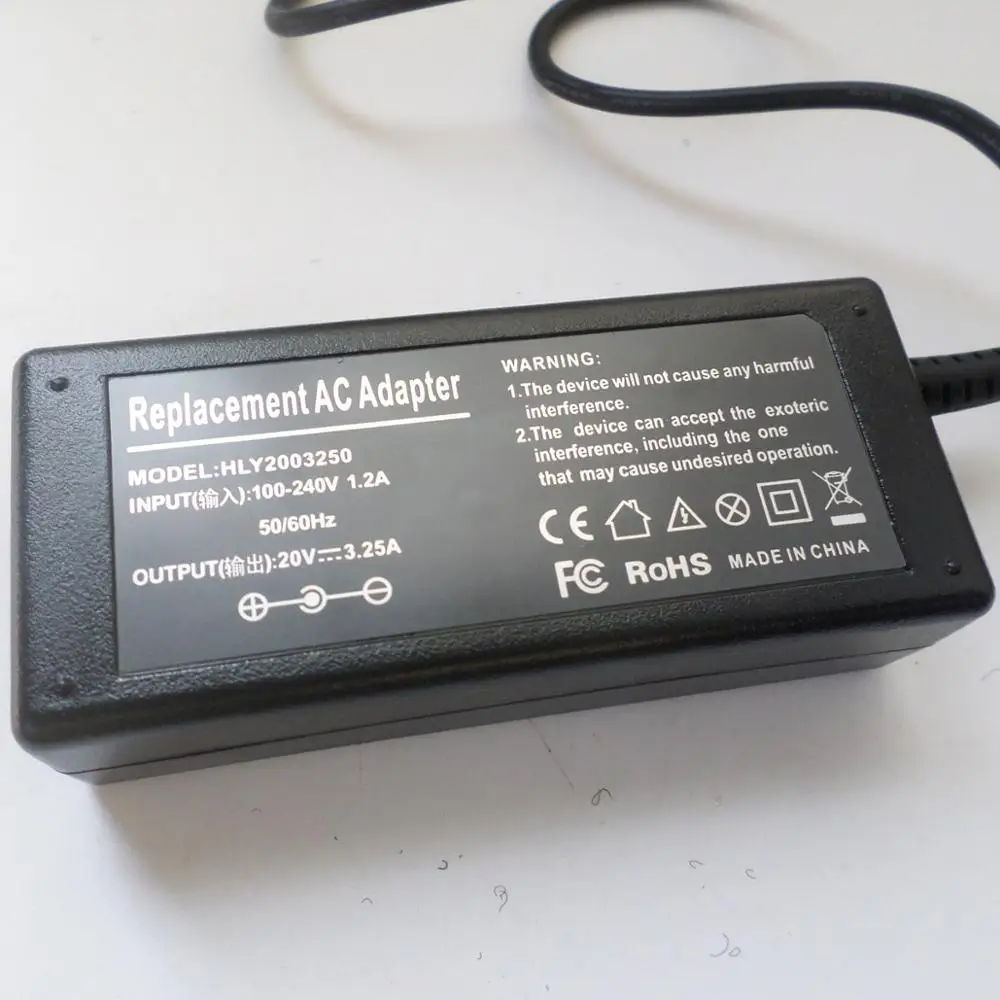Новый адаптер переменного тока зарядное устройство для Lenovo S1 S3 S5 ADLX65NCC3A ADLX65NDC3A 20V