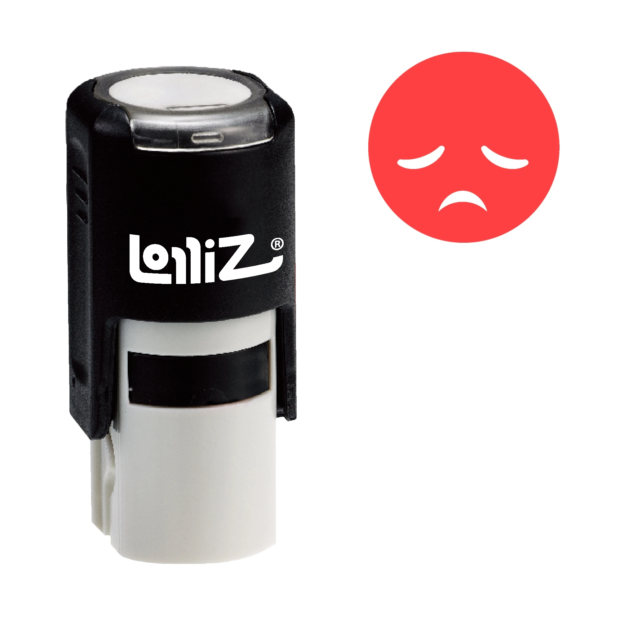 

LolliZ "Hurt/Sad" предварительно вставленный резиновый штамп-серия Dark Expression