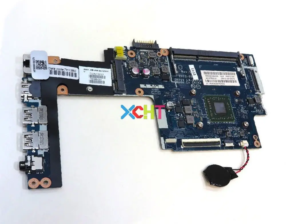 744189-001 744189-501 744189-601 w A6-1450 Процессор для HP 210 215 G1 UMA ноутбука PC материнская плата