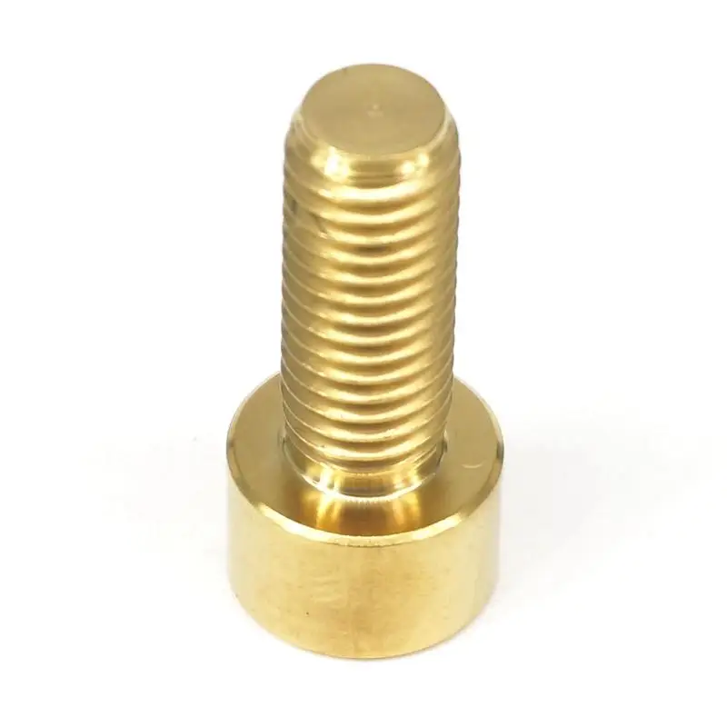 M10x25mm Pitch 1.5mm Column Head Golden GR5 Titanium Bolts For Motorcycle | Обустройство дома