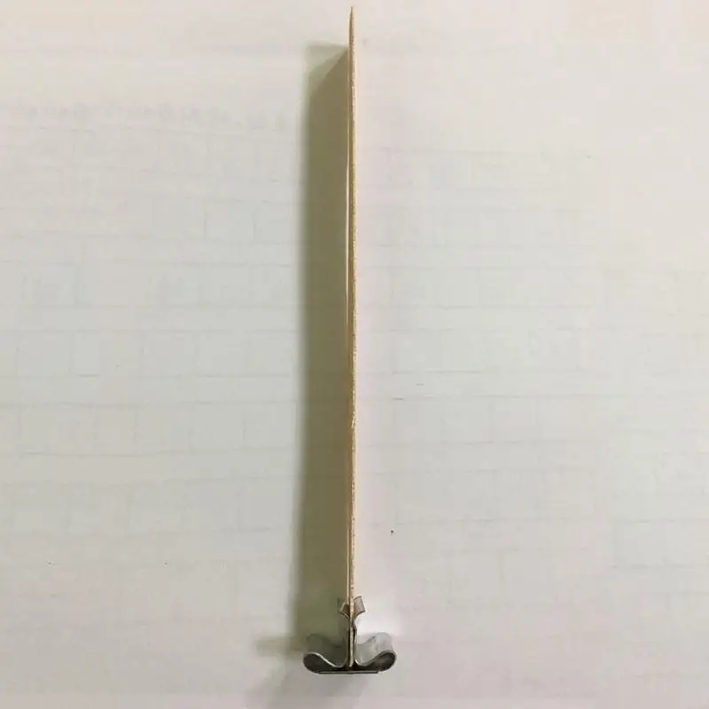 

100 PCS Wood Candle Wicks Natural Environmental Friendly Wick for Candle Making and Candle DIY Craft with Metal Base