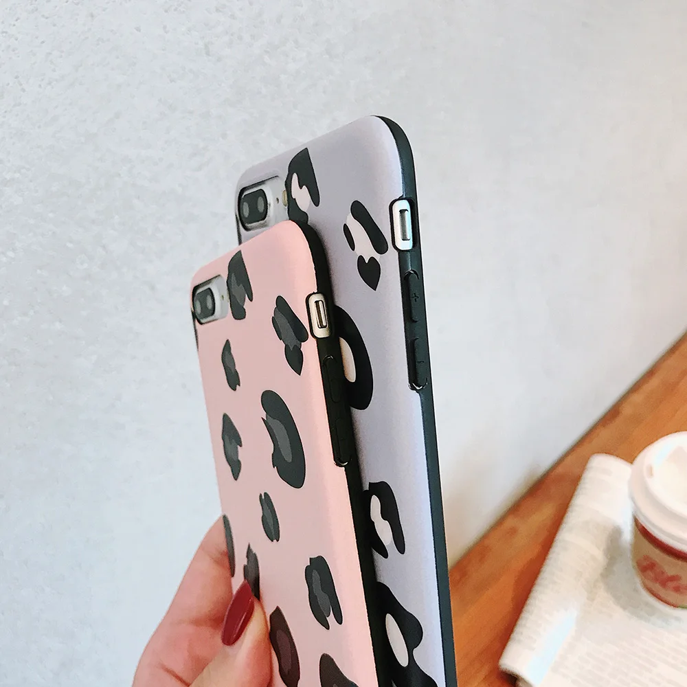 Модный Цветной чехол с леопардовым принтом для iphone XS Max XR X 6 6s 7 8 plus задняя крышка