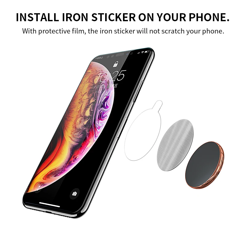 Магнитный Мобильный телефон iHaitun подставка держатель для iPhone XS MAX XR автомобильный