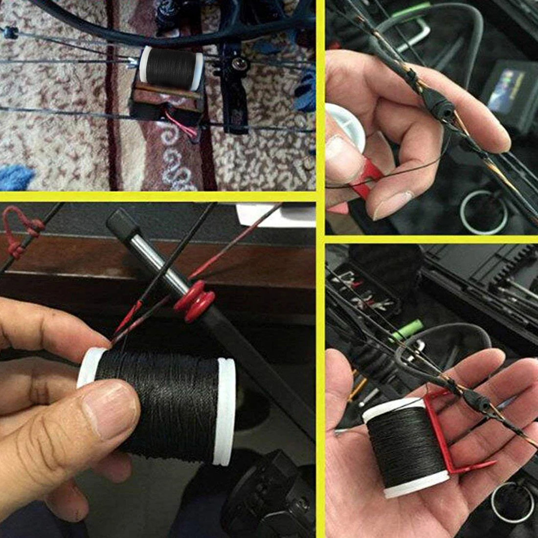 Стрельба из лука сервировочная нить черный стрельба Bowstring сервировочный