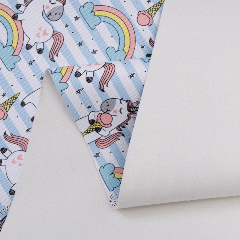 A4 Единорог красочный узор искусственная кожа высокое качество Синтетическая