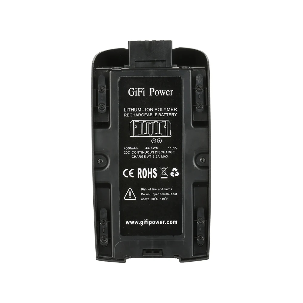 GiFi Power 4000 мАч 44.4Wh 20C 11 1 В LiPo аккумуляторная батарея для Parrot Bebop 2 RC Drone Запчасти