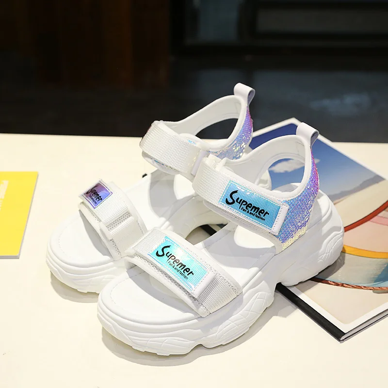 Женские босоножки на толстой платформе zapatillas chinelo sandalia модные летние сандалии