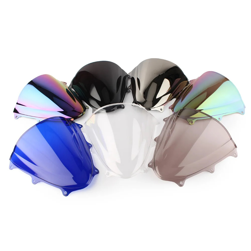 GSXR 600 GSXR750 ветровое стекло двойной пузырь для Suzuki GSXR600 GSX R 750 2011 2012 2013 2014 2015 2016 2017 2018