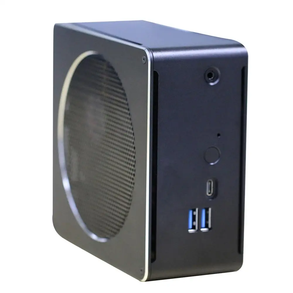 Мини ПК настольный компьютер с Windows 10 Pro/Linux Ubuntu поддержка Intel Core I5 6585R [HUNSN BY01] [4USB3.