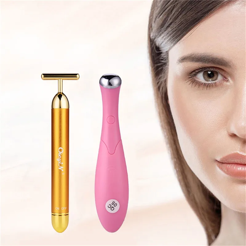 Красота мини ручка для массажа глаз тип Электрический массажер Вибрация тонкое