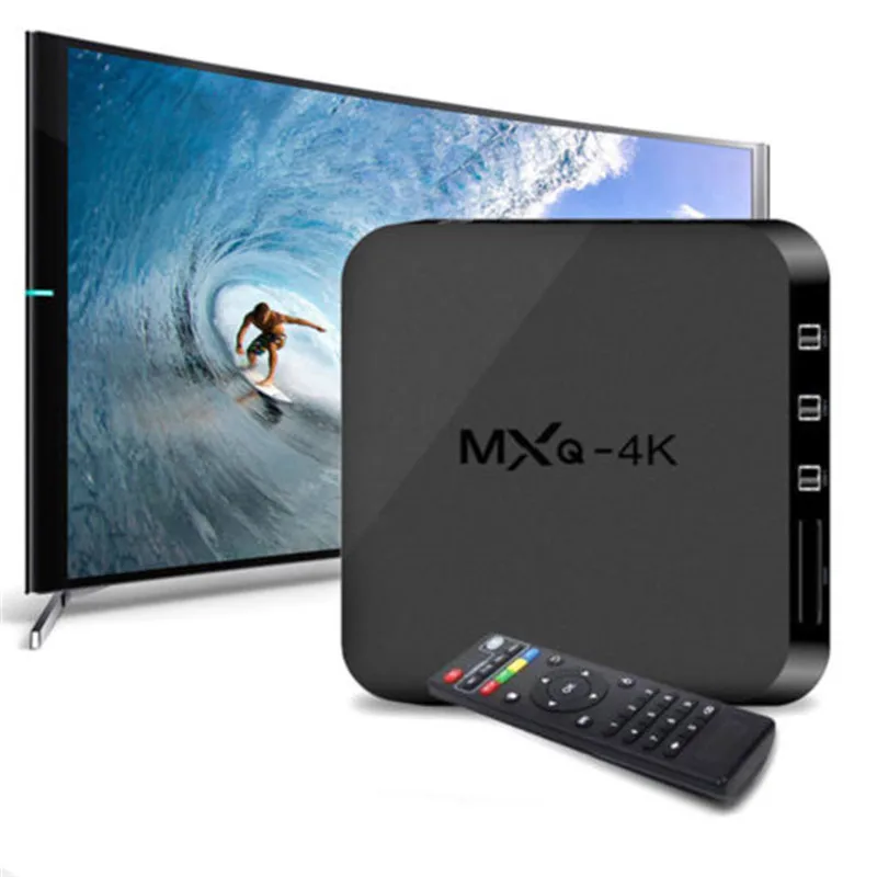 AKASO MXQ-4K Android 7 1 ТВ приставка RK3229 Гб + 8 Смарт четырехъядерный медиаплеер Wifi MXQ 4K PK PRO T9
