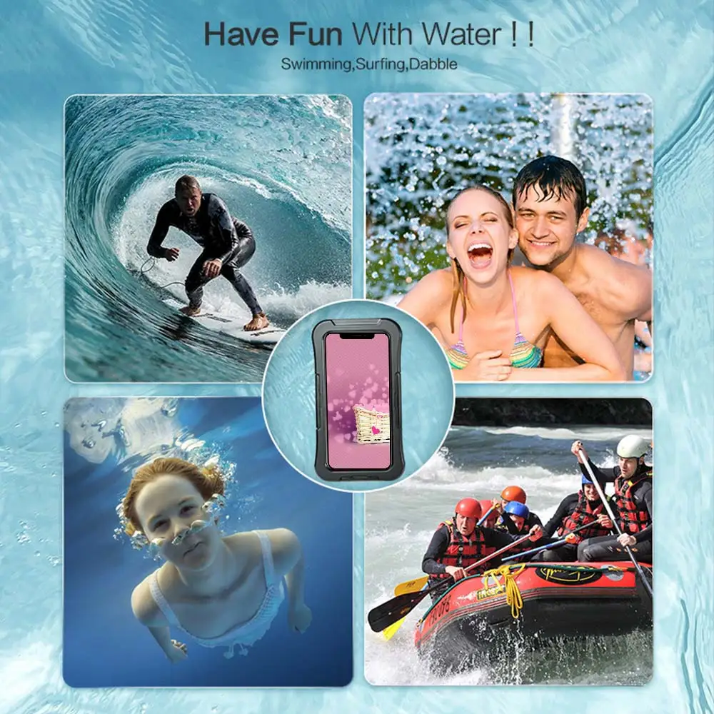 Водонепроницаемый чехол для iPhone X XS MAX XR 7 8 Plus 6 6S | Мобильные телефоны и аксессуары