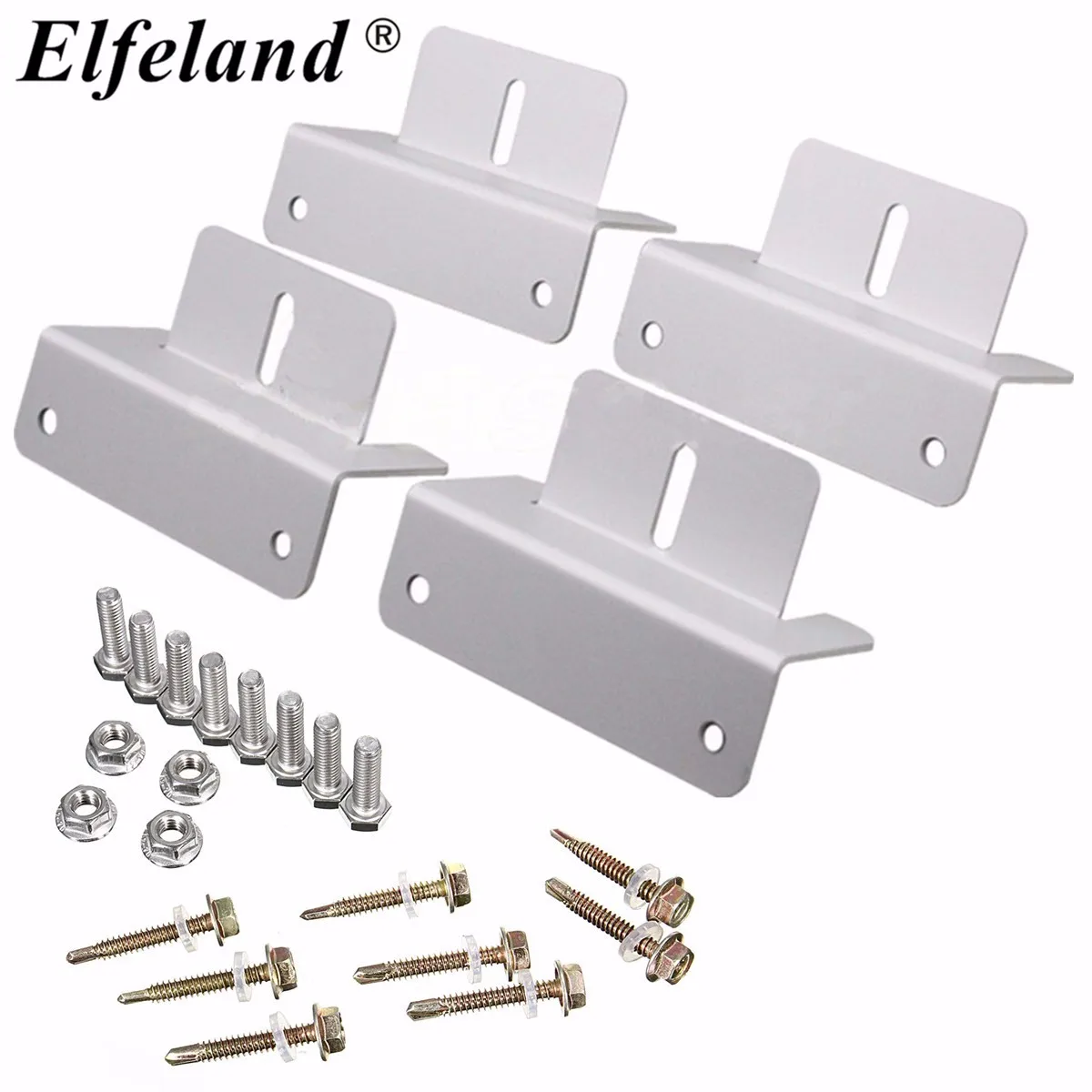 Elfeland? Монтажный кронштейн комплект рам наборы для солнечной панели клей Бонд