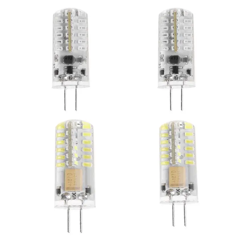 3 Вт G4 3014SMD лампы силиконовый AC/DC9V 24V 48 светодиодов галогенные светильник заменить