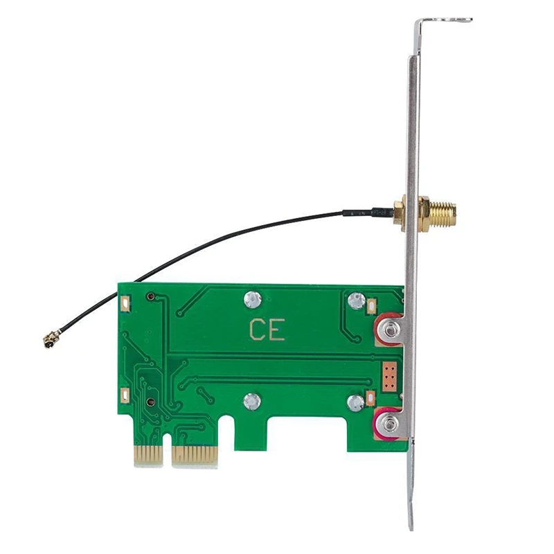 Беспроводная сетевая карта Wifi Mini Pci-E к адаптеру Конвертор карты рабочего стола Gm |