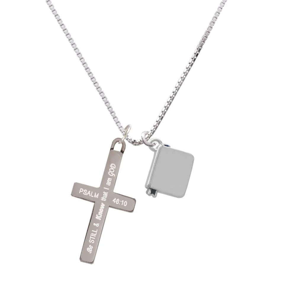 Книга-быть все еще и знать-крест ожерелье | Украшения аксессуары