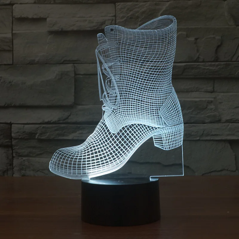 

Креативный подарок, энергосберегающий светодиодный ночник с Usb, моделирующий декоративный светильник, s и сапоги, моделирующие 3d-светильник...