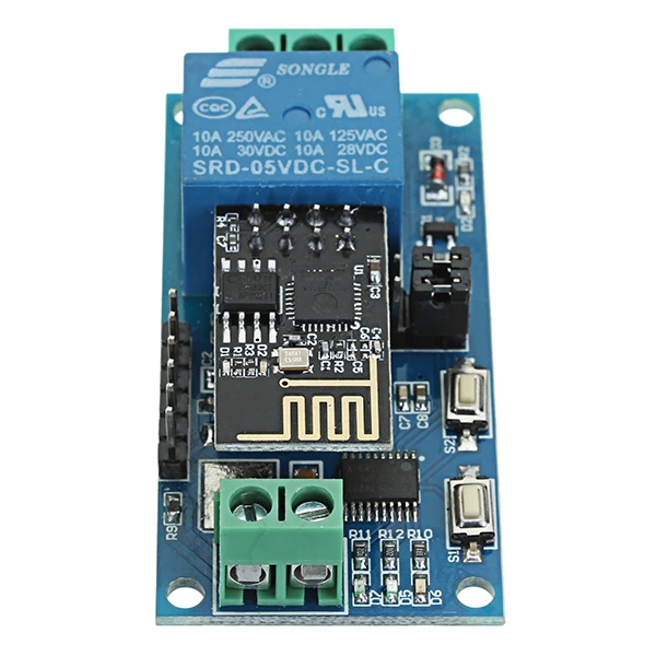 CLAITE 1 шт. 5В реле Wi Fi модуль обновления ESP8266 дистанционного Управление