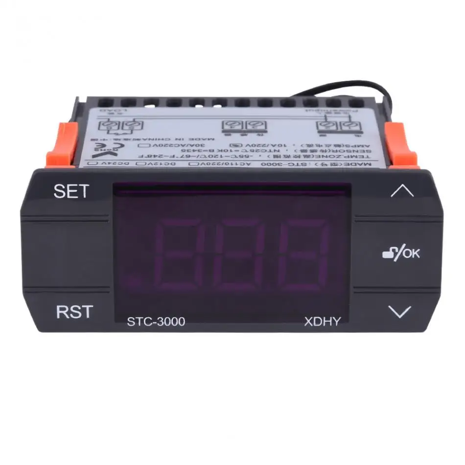 STC 3000 110V 220V 30A сенсорный цифровой Температура контроллер термостат с Сенсор
