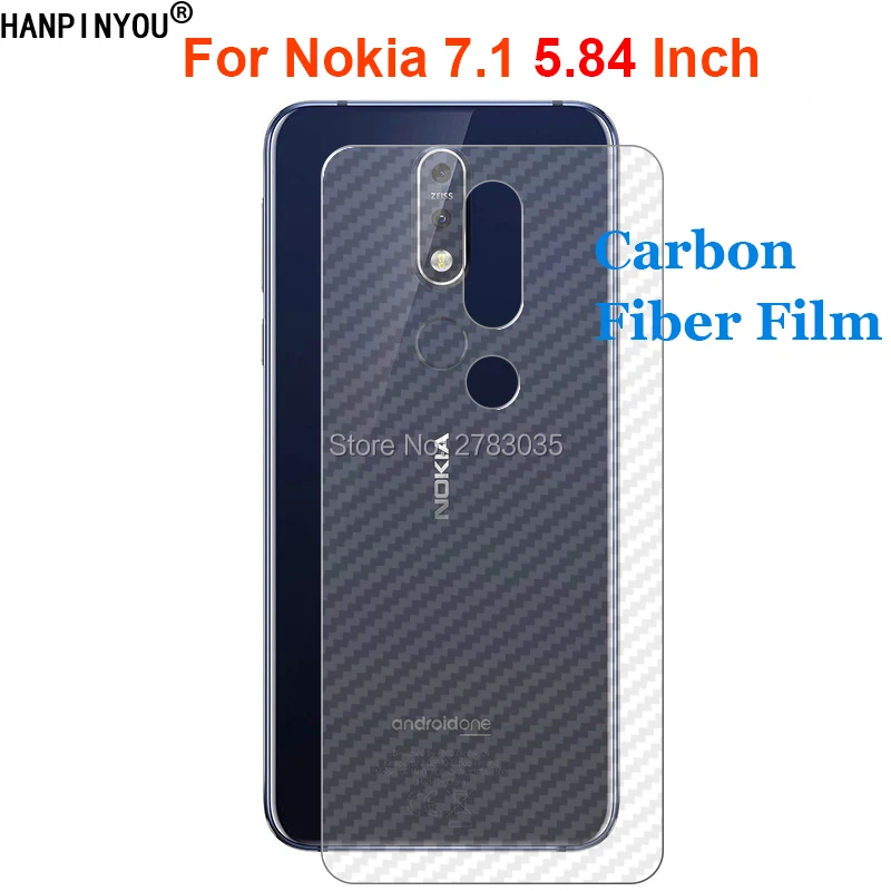 Для Nokia 7 1 TA-1085 TA-1095 5 84 &quot3D прозрачная защитная пленка из углеродного волокна для