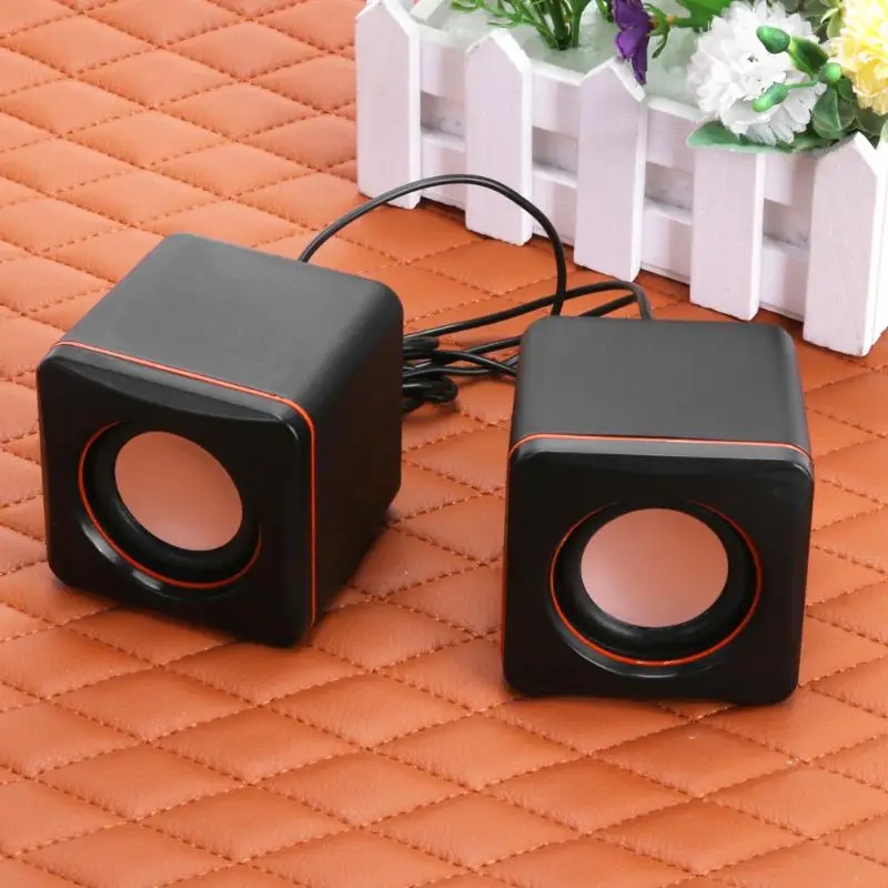 Портативный мини динамик Bluetooth USB 2 0 настольный сабвуфер для ноутбука музыкальный