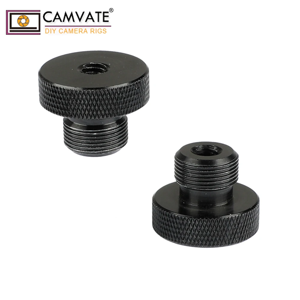 2 шт. винты для микрофона CAMVATE 1/4 20 разъемов на 5/8 27 разъемов|Аксессуары фотостудии|