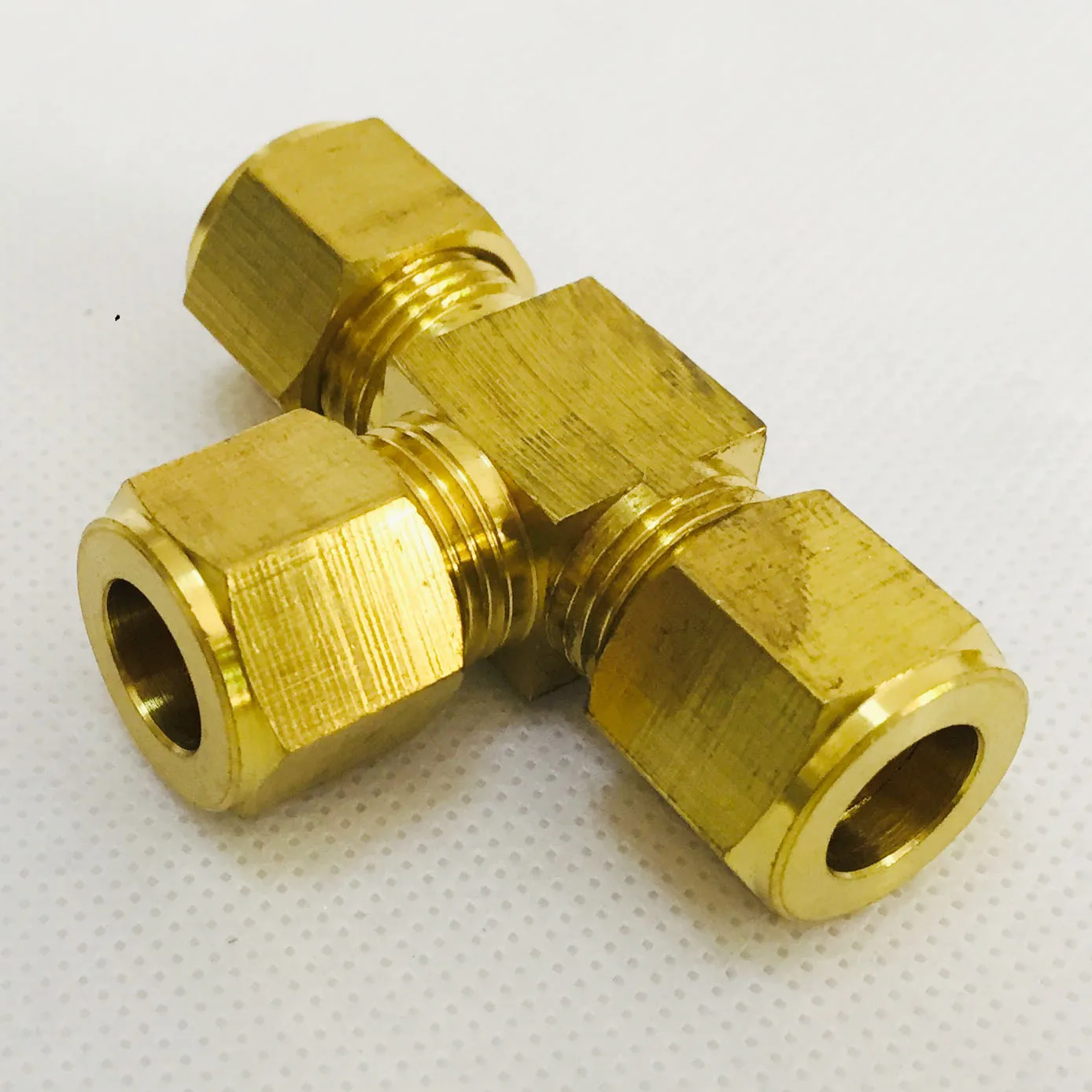 

9.52mm three-way connector, mist cooling system pipe connector, brass quick connector connector
