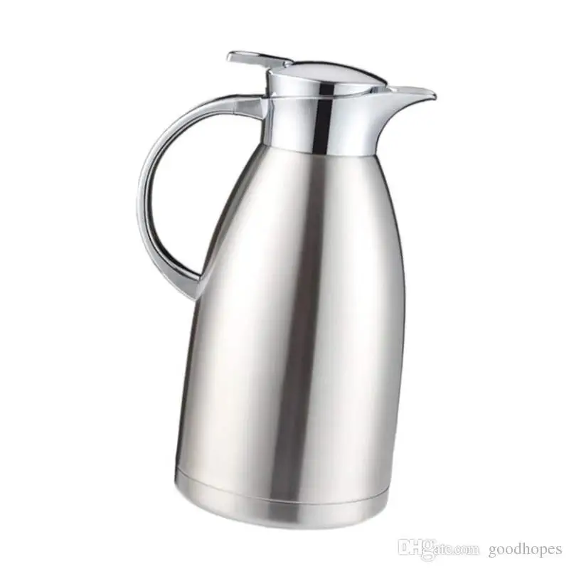 Термос из нержавеющей стали тепловой Кофе Carafe 2.3l большой емкости бутылки горячей