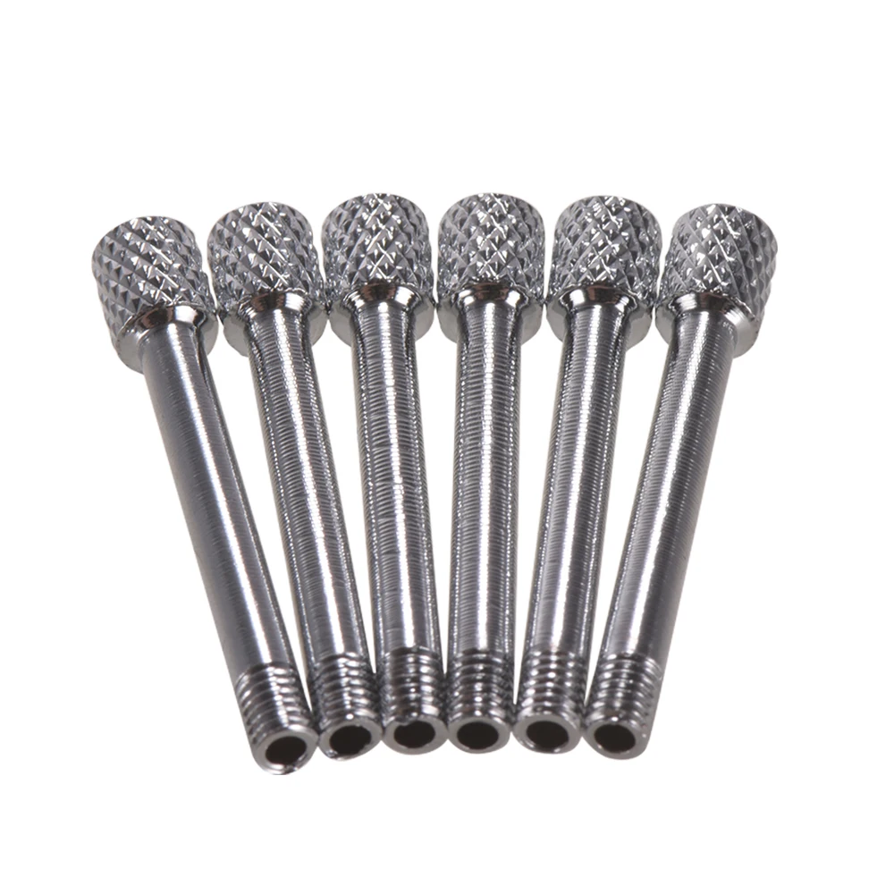 

6pcs Guitar Tremolo Bridge Saddle Clamp Lock String Screw Electric Guitar String Screws Guitar Parts Accessories