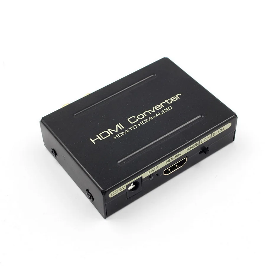 10 комплектов 1080P HDMI к Оптический SPDIF + RCA стерео аудио сплиттер экстрактор