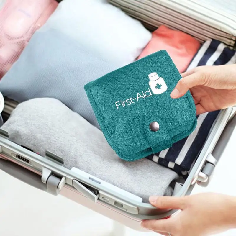 Сумки для хранения портативная большая емкость полупрозрачная коробка лекарств