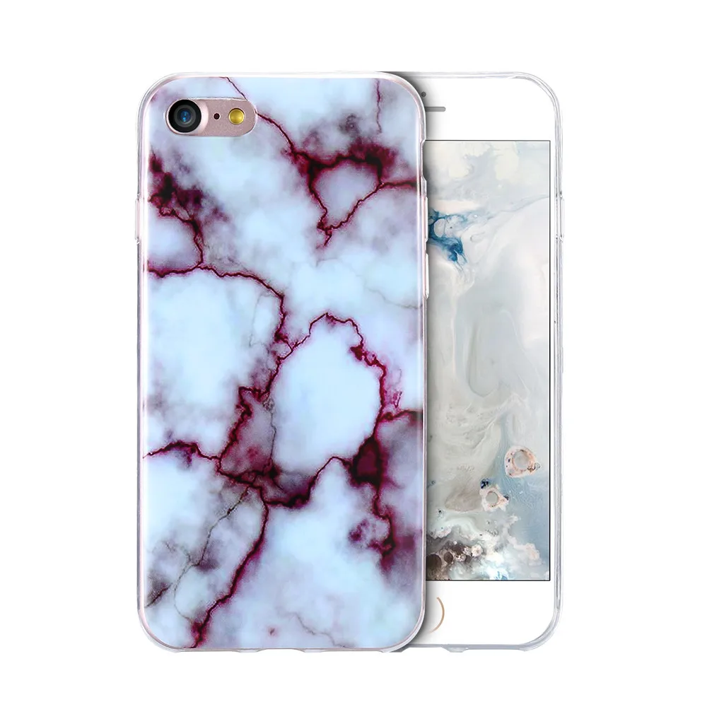 Для iPhone 7 Чехол KISSCASE модный мраморный камень художественный Печатный чехол для 6 6s
