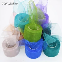22m shiny crystal tulle roll organza sheer gauze spool tutu skirt gift wedding party decoration baby shower event party supplies
