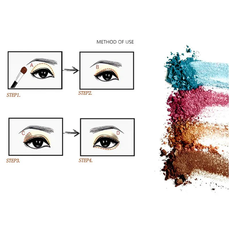 Rakado Косметика матовый макияж Палетка для макияжа цвета Тени век Sombras телесный 3
