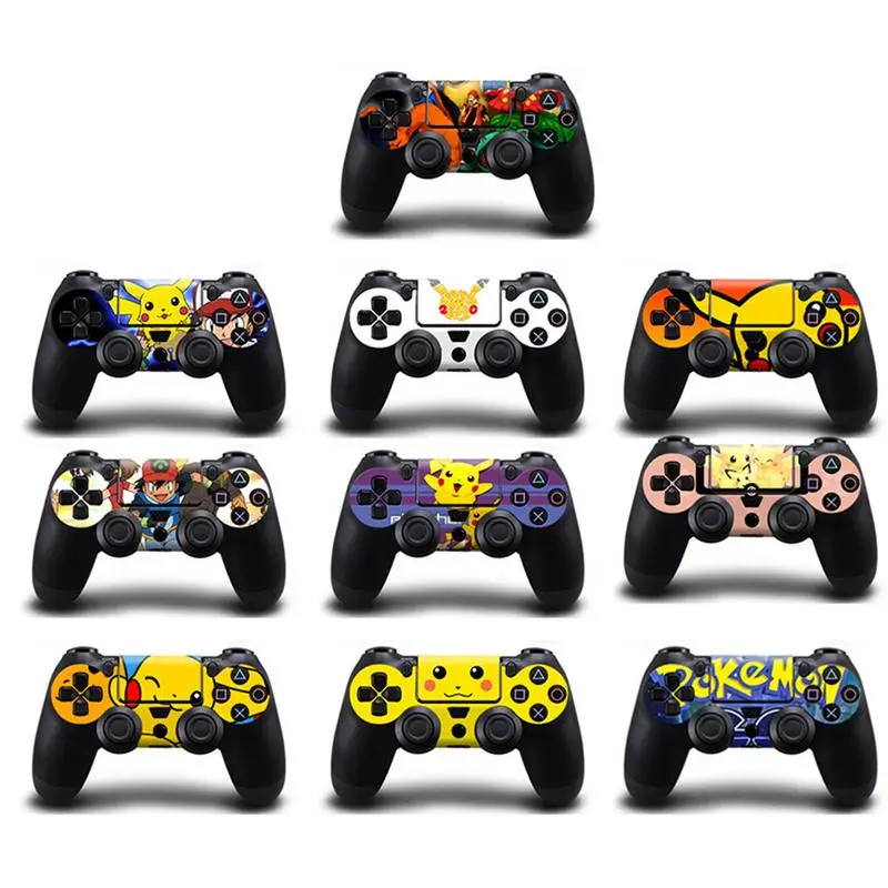 Защита от пыли PS4 Стикеры Покемон серии Переводные картинки контроллер шкуры
