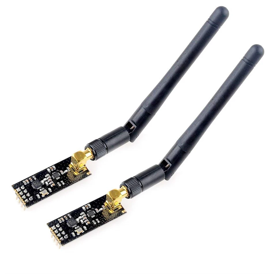 Беспроводной модуль приемопередатчика 2 4G 1100m NRF24L01 + PA LNA из антистатической пены