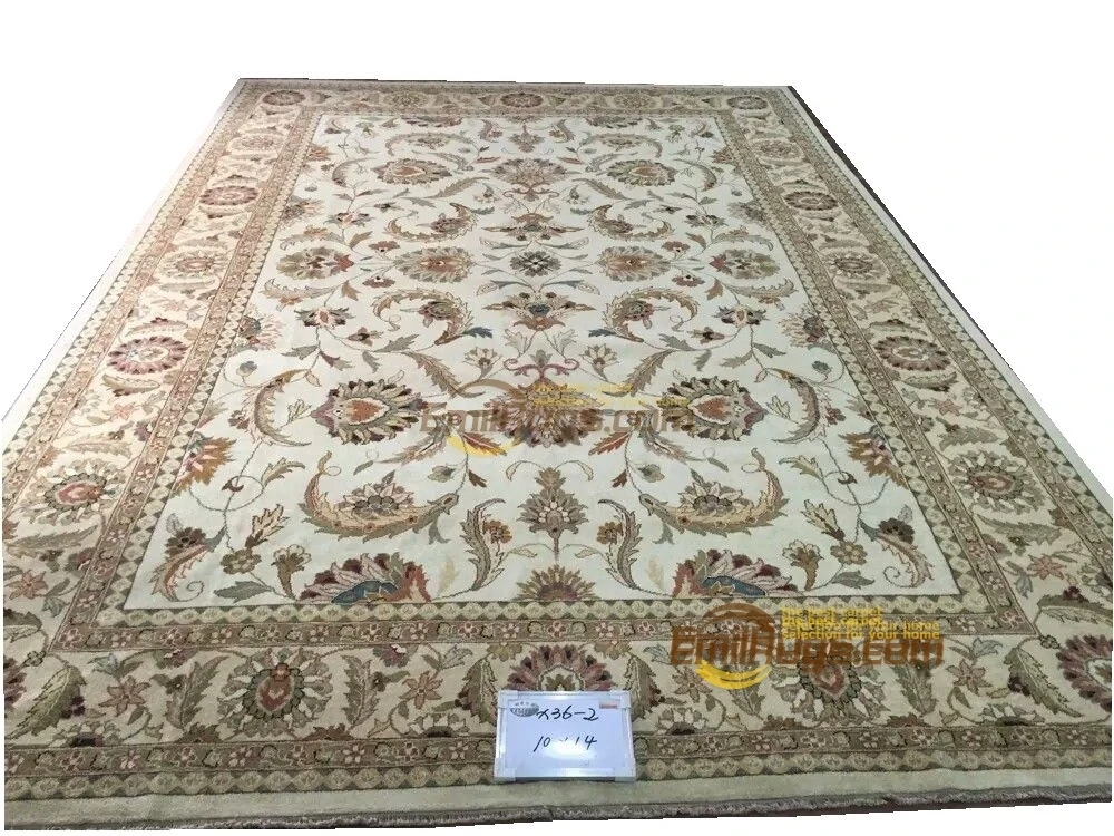 

Original single export Turkish handmade carpets OUSHAK Ozarks pure wool carpet X36-2 10x14gc47zieyg28