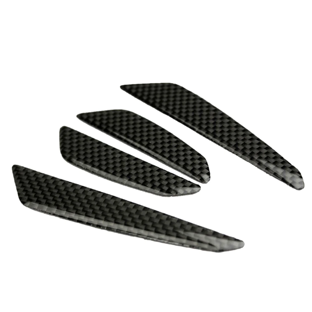 4 Pcs Carbon Fiber Car Doors Edge Guards Protectors Universal Side Protection Bumper Protector Trim Guard Sticker | Автомобили и