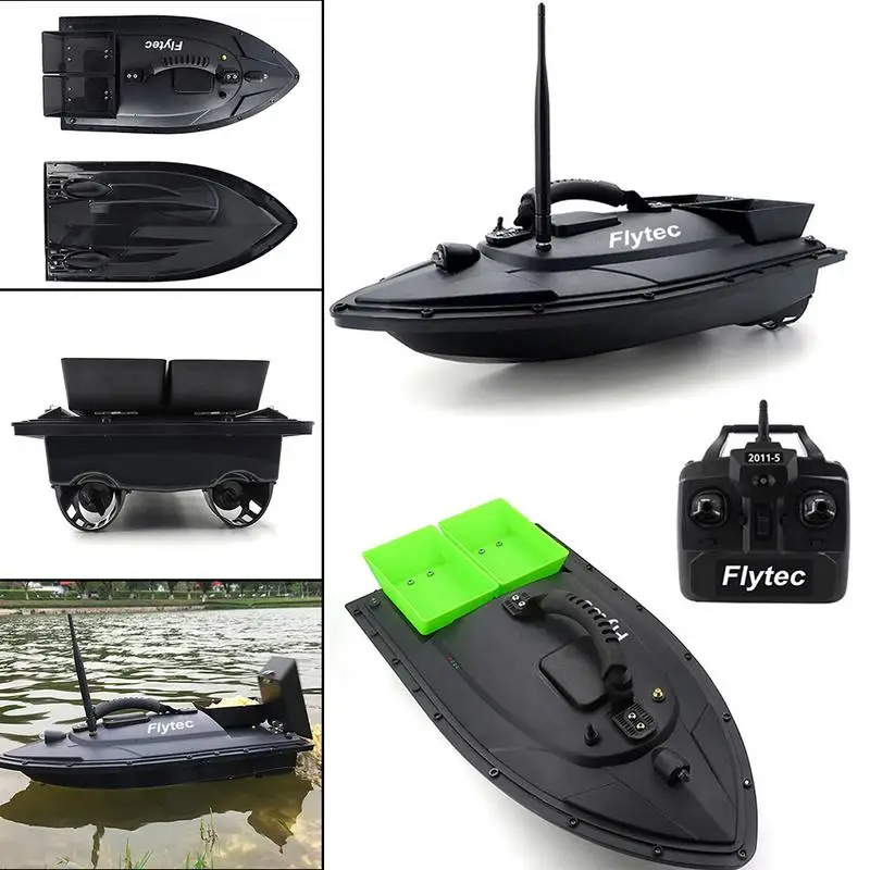 Flytec 2011-5 рыболовный инструмент Смарт RC приманка лодка игрушки двойной мотор