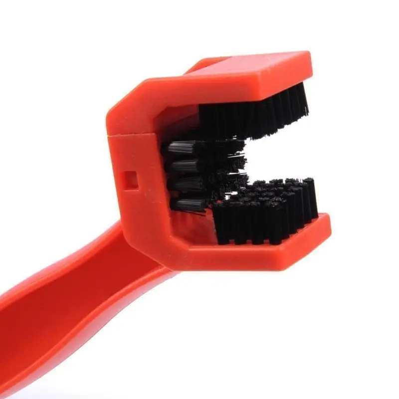 Трехсторонний мотоцикл велосипед колеса цепи мыть щетка для очистки инструмент