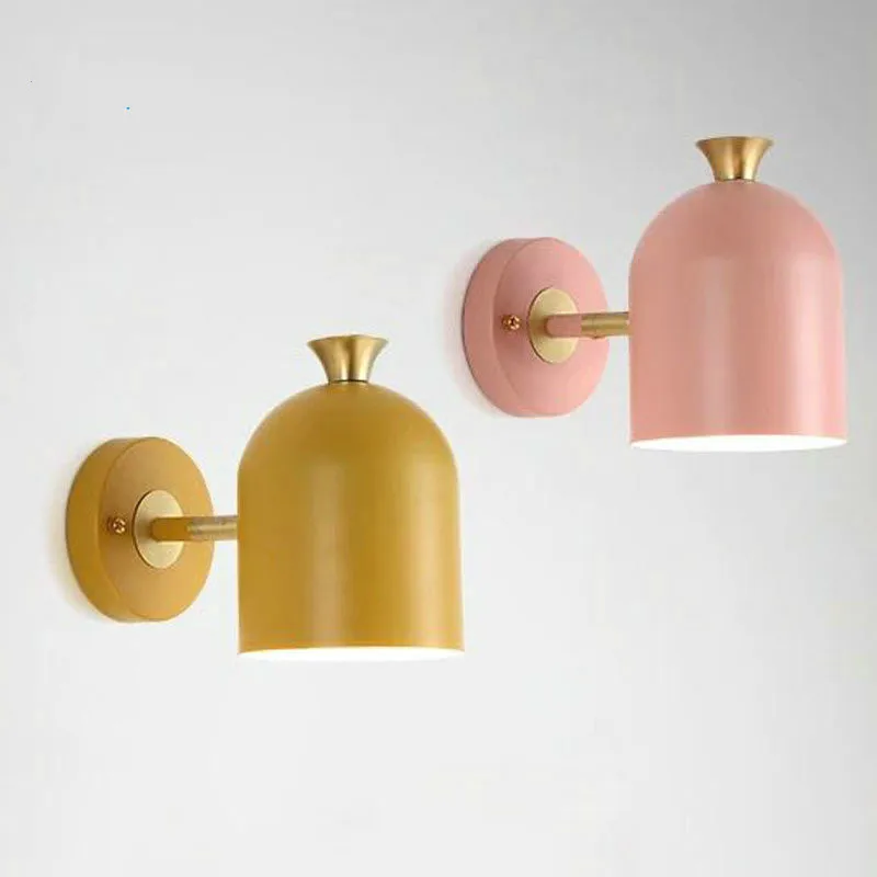 

1 pc Lamp Wall Lighting Nordic Aisle Bedside Bedroom Kitchen Wall Light Indoor Night Lamp Decorative E27 Base 110v-220v