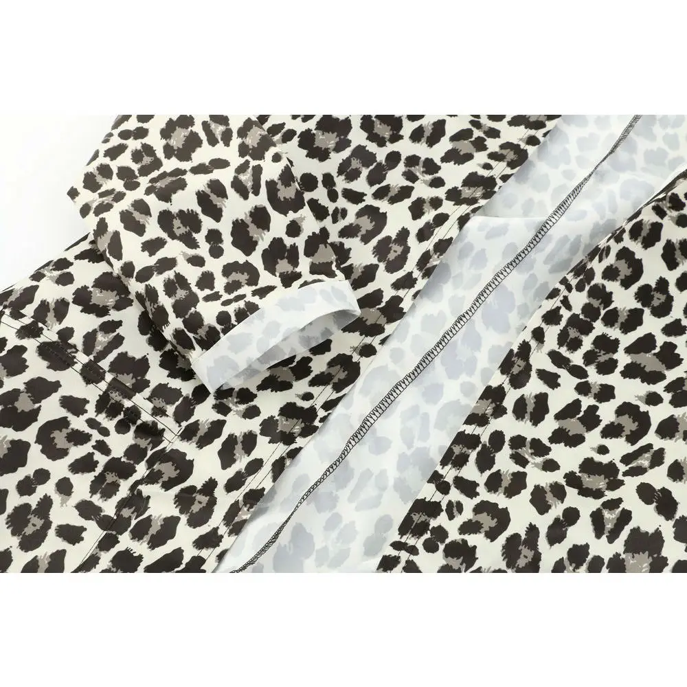 Women's Leopard Jackets Winter Coat Women Cardigans Lady Warm Jumper Faux Fur Hoodie Outwear manteau Femme Plus size | Женская