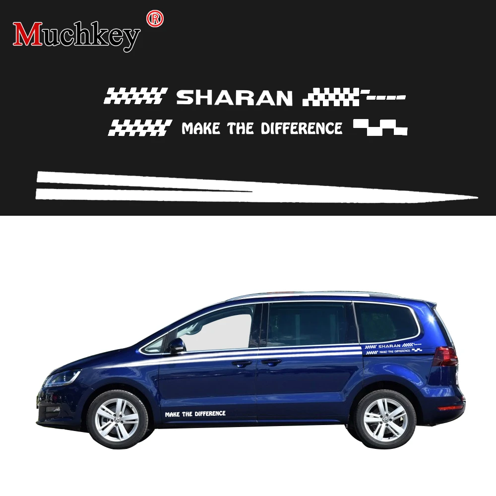 Автозапчасти для Volkswagen Sharan боковая наклейка на кузов автомобиля хэтчбека | Отзывы и видеообзор