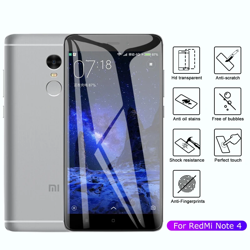 2.5D 9H защита для экрана закаленное стекло Xiaomi Redmi Mi 6A Note 3 4 5 7 Pro 4A 3S 5D 0 26 мм Защитное