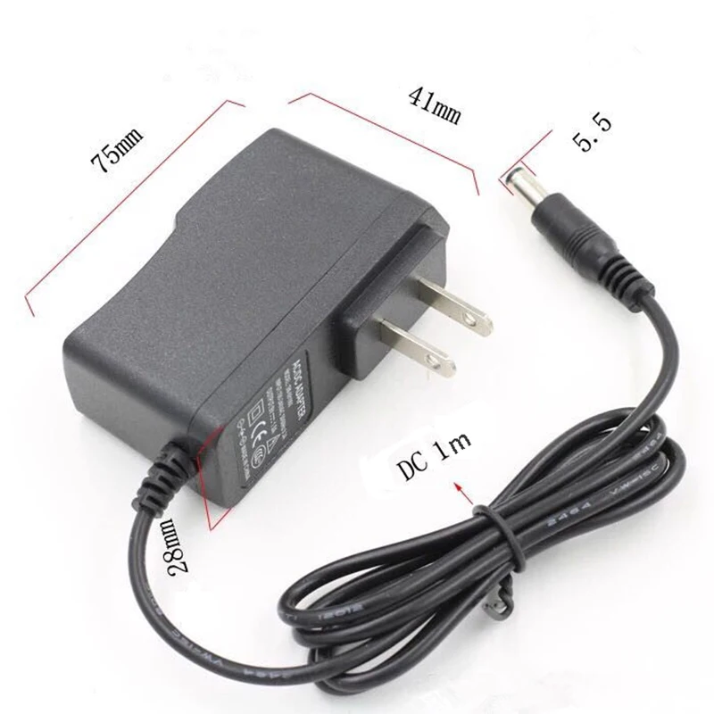 AC100-240V к DC 12 В в 1A Питание адаптер для концентратора камера полосы маршрутизатор |