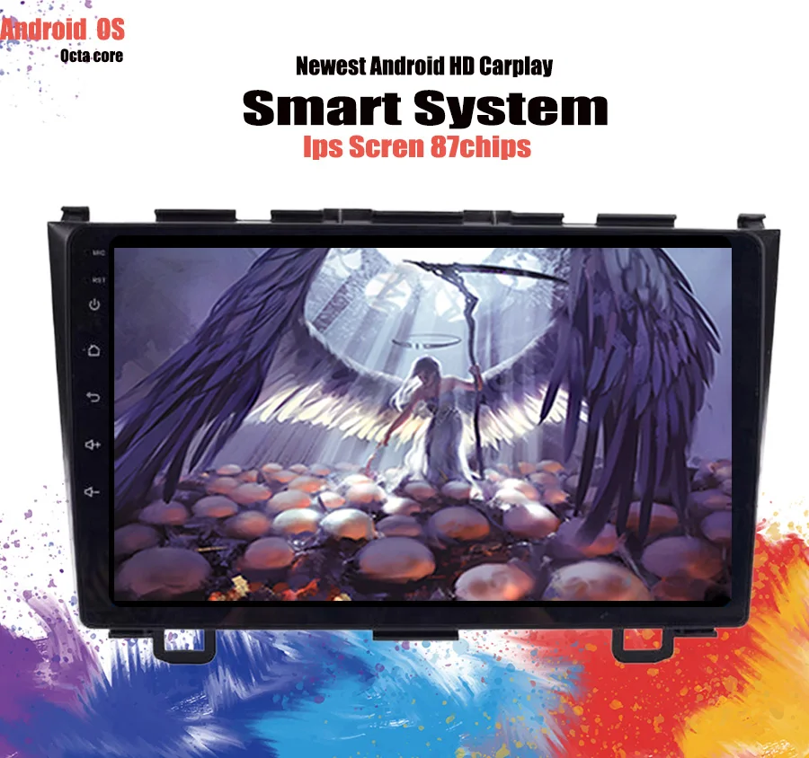 Android 10 0 HD 1280*720 Автомобильный DVD-плеер радио для Honda CRV 2007 2008 2009 2010 2011 4G WIFI