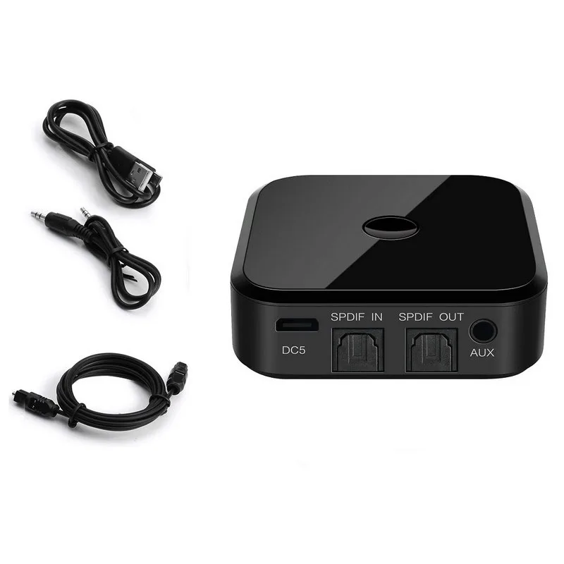 Hi Fi Беспроводной адаптер Bluetooth приемник передатчик аудио 3 5 мм 4 1 SPDIF оптический